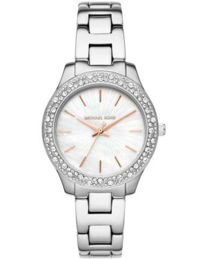 MICHAEL KORS Liliane Crystals – MK4556, Silver case with Stainless Steel Bracelet