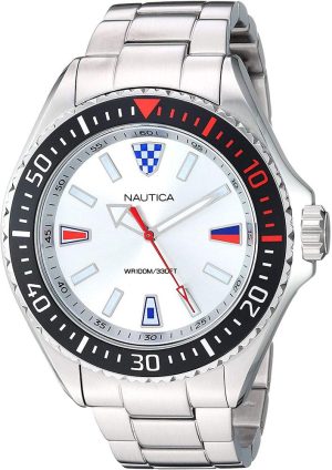 NAUTICA Crandon Park – NAPCPS905, Silver case with Stainless Steel Bracelet
