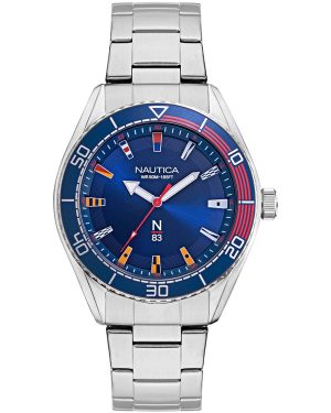 NAUTICA N83 – NAPFWS004, Silver case with Stainless Steel Bracelet