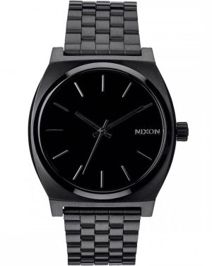 NIXON Time Teller – A045-001-00 , Black case with Stainless Steel Bracelet