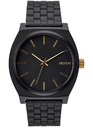 NIXON Time Teller – A045-1041-00 , Black case with Stainless Steel Bracelet