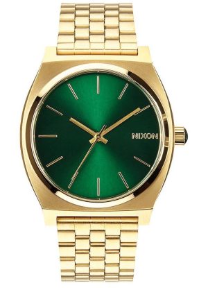NIXON Time Teller – A045-1919-00 , Gold case with Stainless Steel Bracelet