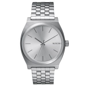 NIXON Time Teller – A045-1920-00, Silver case with Stainless Steel Bracelet