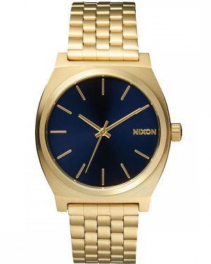 NIXON Time Teller – A045-1931-00, Gold case with Stainless Steel Bracelet