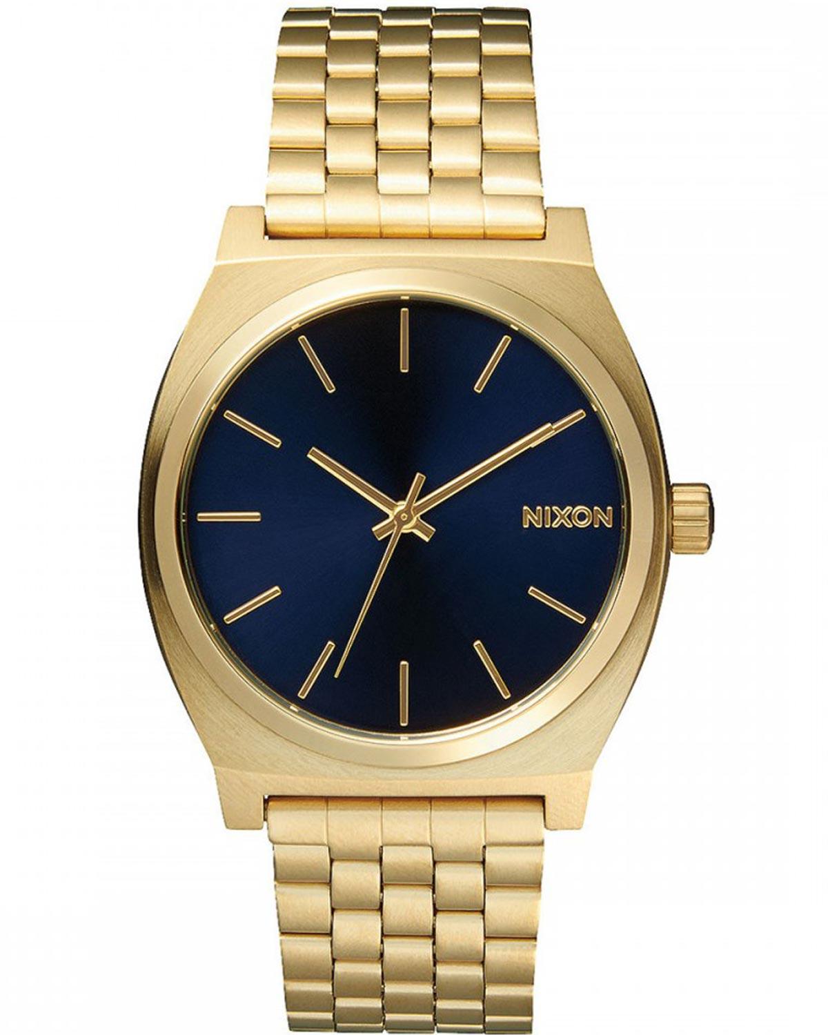nixon time teller a045 1931 00 gold case with stainless steel bracelet image1 1
