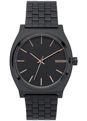 NIXON Time Teller – A045-957-00 , Black case with Stainless Steel Bracelet