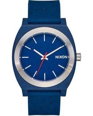 NIXON Time Teller OPP- A1361-5138-00 , Blue case with Blue Rubber Strap