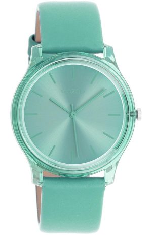 OOZOO Timepieces – C11139, Green case with Green Leather Strap