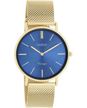 OOZOO Vintage – C20291, Gold case with Stainless Steel Bracelet