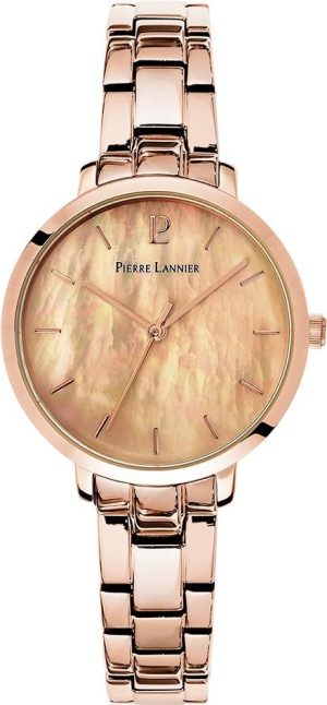 PIERRE LANNIER Aura – 055M959 Rose Gold case with Stainless Steel Bracelet