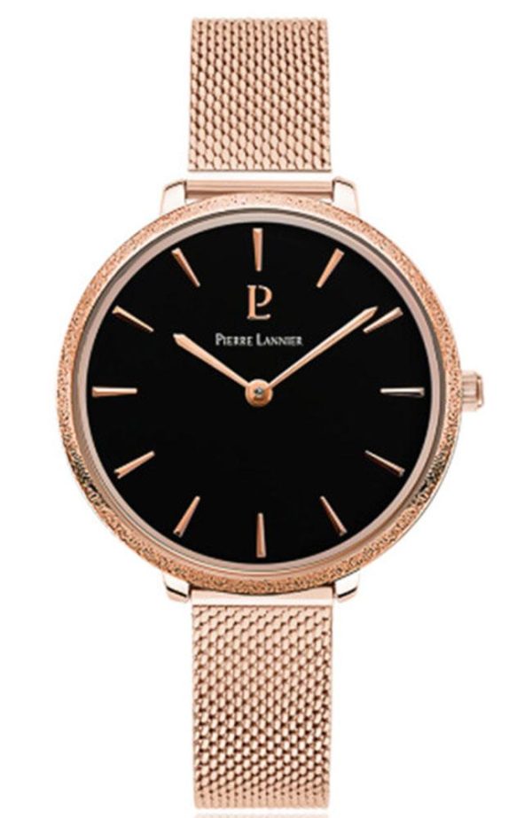 pierre lannier caprice 004g938 rose gold case with stainless steel bracelet image1