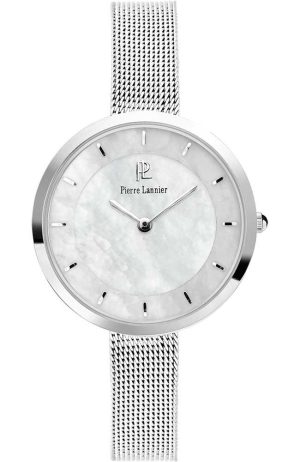 PIERRE LANNIER Classic Ladies – 074K698, Silver case with Stainless Steel Bracelet