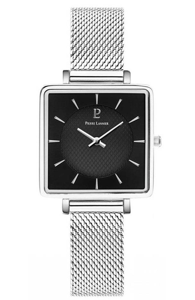 pierre lannier lecare 007h638 silver case with stainless steel bracelet image1