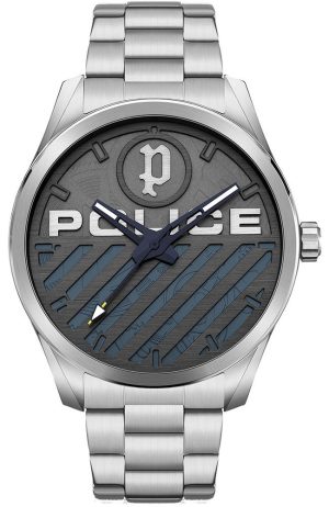 POLICE Grille – PEWJG2121404, Silver case with Stainless Steel Bracelet