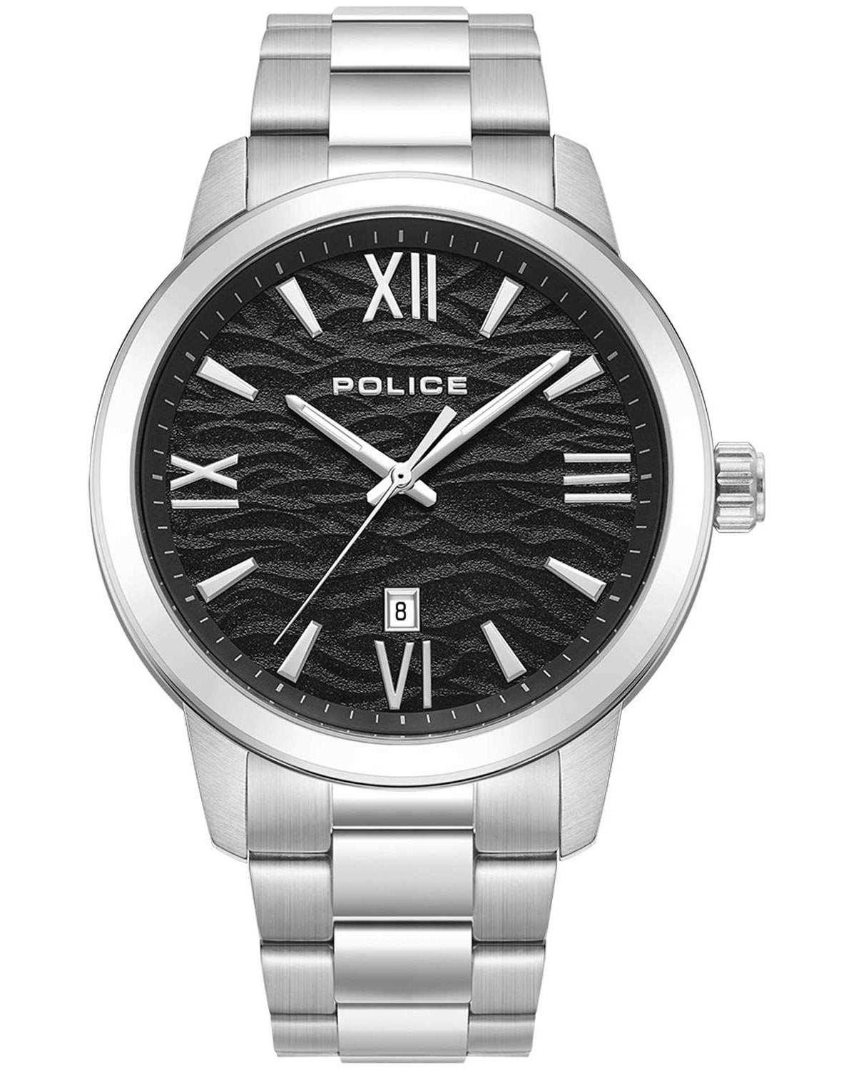 police raho pewjh0004904 silver case with stainless steel bracelet image1