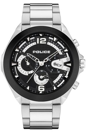 POLICE Zenith Multifunction – PEWJK2108741, Silver case with Stainless Steel Bracelet