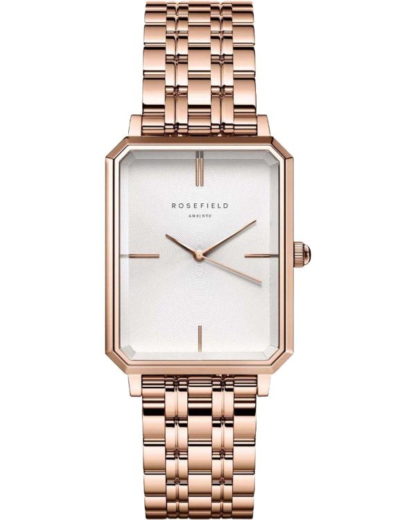 rosefield the elles ocwsrg o42 rose gold case with stainless steel bracelet image1