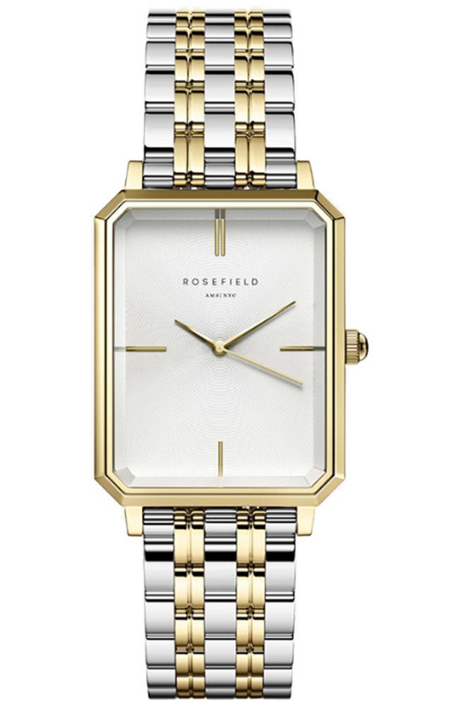 rosefield the elles owsssg o48 gold case with stainless steel bracelet image1