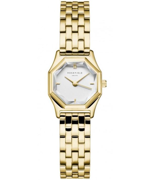 rosefield the gemme gwgsg g02 gold case with stainless steel bracelet image1