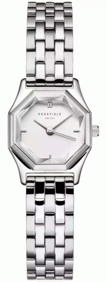 ROSEFIELD The Gemme – GWSSS-G04, Silver case with Stainless Steel Bracelet