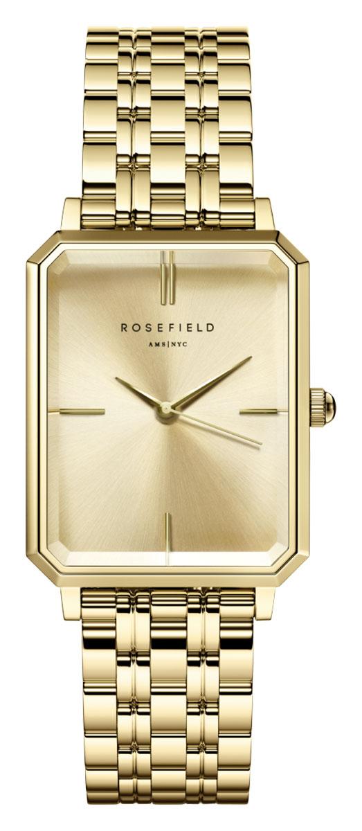 rosefield the octagon ocgsg o65 gold case with stainless steel bracelet imaeg1