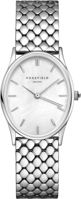 rosefield the oval owgss ov03 silver case with stainless steel bracelet image1
