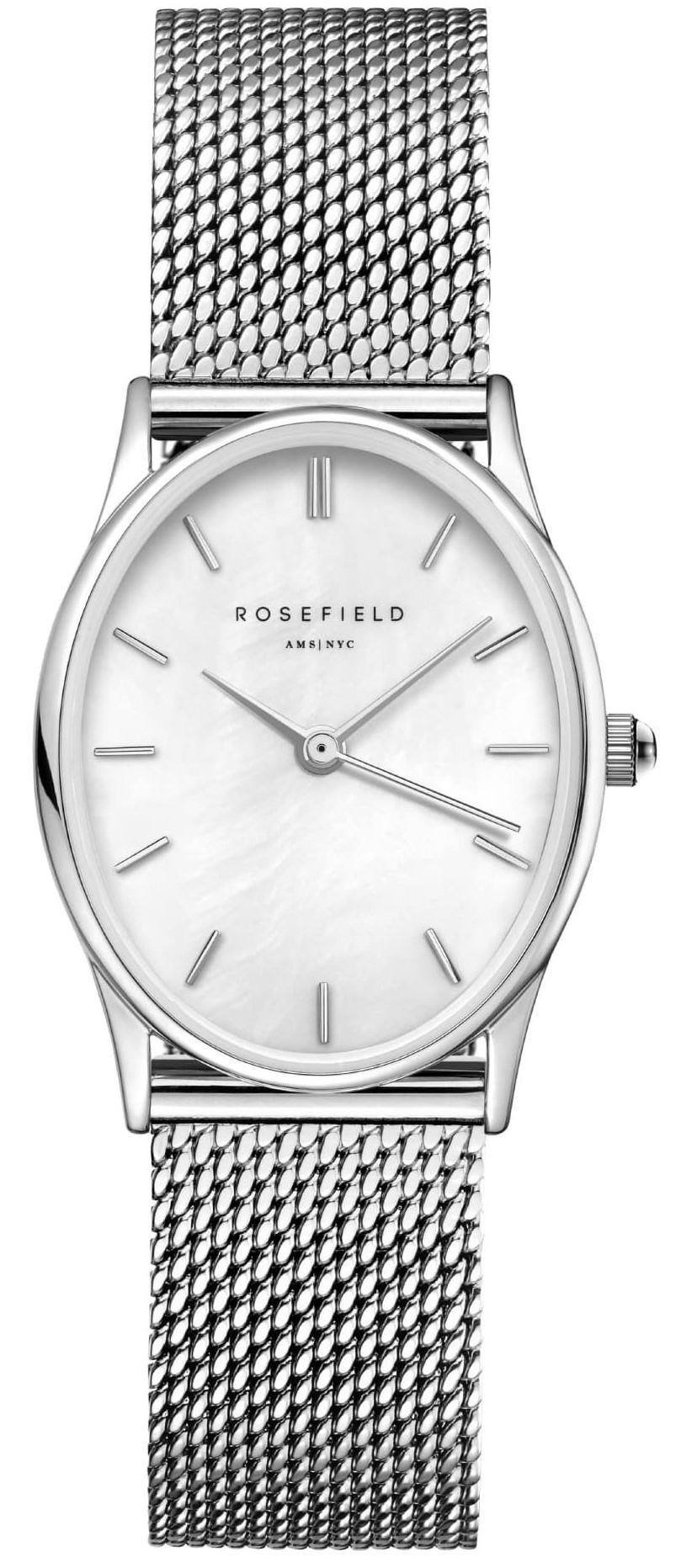rosefield the oval owsms ov11 silver case with stainless steel bracelet image1 1 1