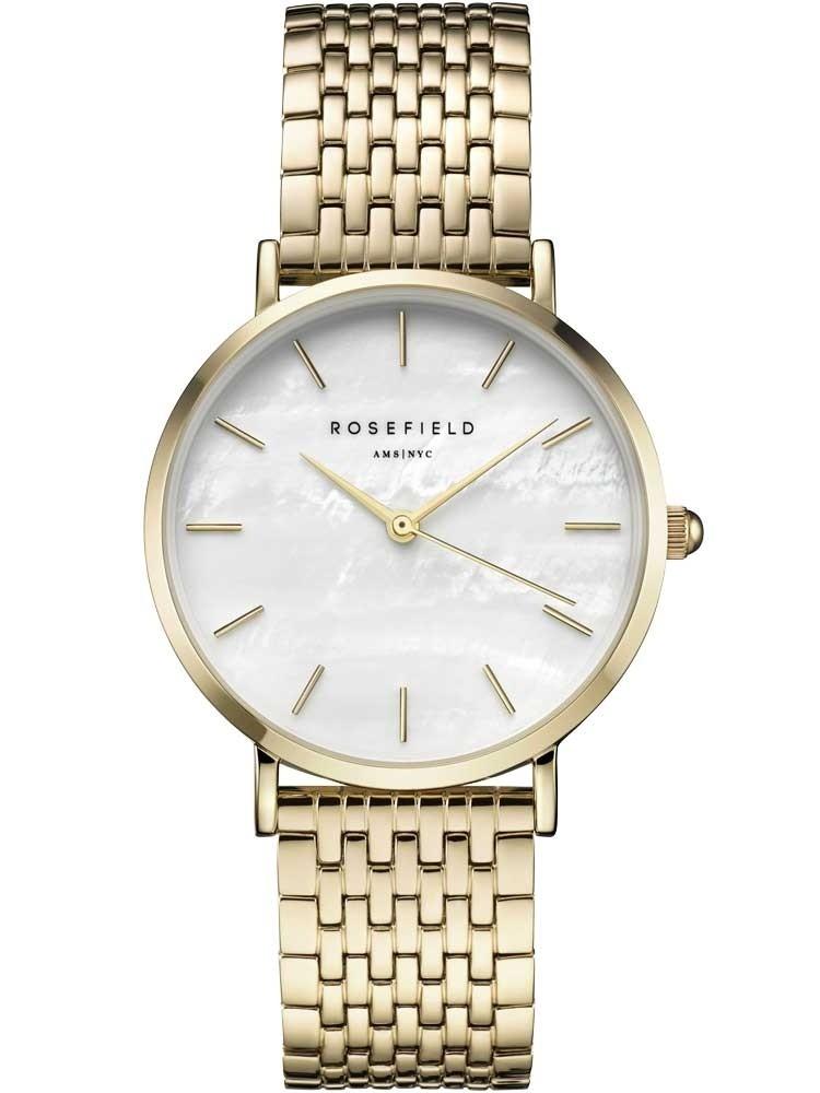 rosefield the upper east side uewg u20 1 gold case with stainless steel bracelet image1