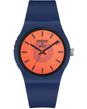 SUPERDRY Urban – SYG347UO, Blue case with Blue Rubber Strap