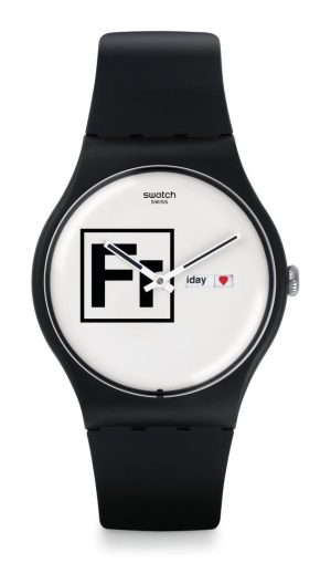 SWATCH Fritz – SUOB722 Black case, with Black Rubber Strap
