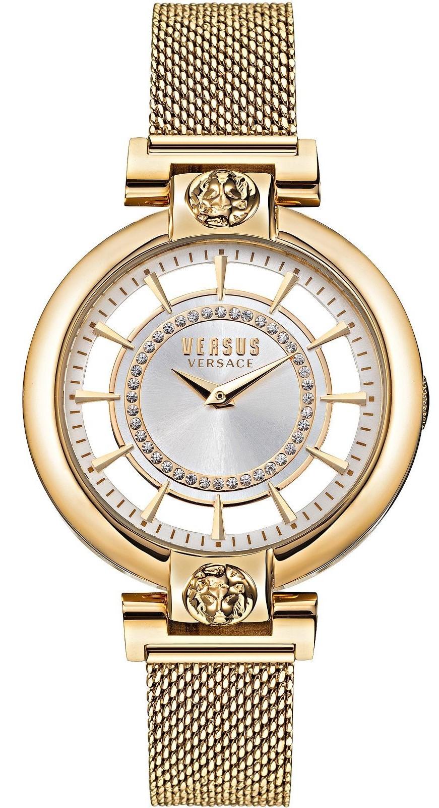 versace versus crystals ladies vsp1h0621 gold case with stainless steel bracelet image1