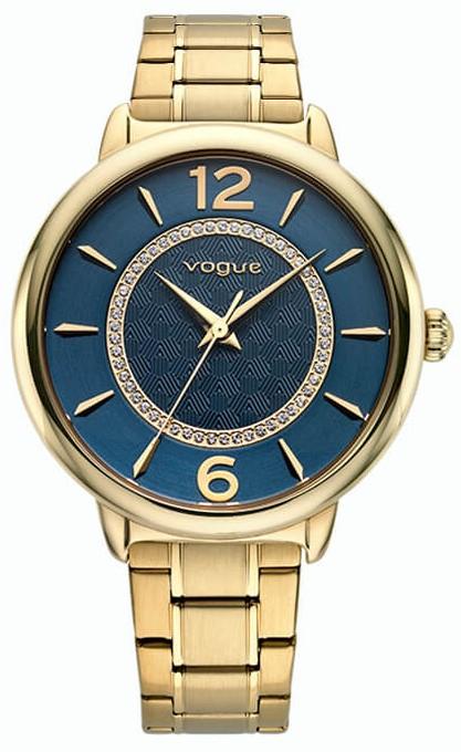 vogue lucy 612441 gold case with stainless steel bracelet image1