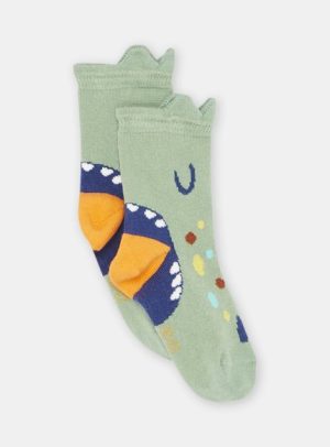 Βρεφικές Κάλτσες για Αγόρια Πράσινες Teddy Bear – ΠΡΑΣΙΝΟ