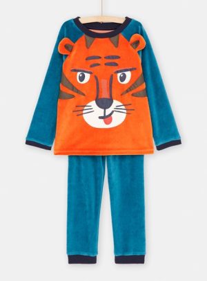 Παιδικές Μακρυμάνικες Πιτζάμες για Αγόρια Blue Tiger – ΠΟΡΤΟΚΑΛΙ