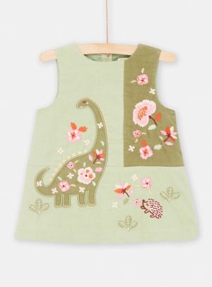 Βρεφικό Αμάνικο Φόρεμα για Κορίτσια Λαδί Turtle – ΠΡΑΣΙΝΟ