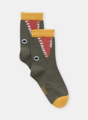 Παιδικές Κάλτσες για Αγόρια Khaki Dino – ΠΡΑΣΙΝΟ