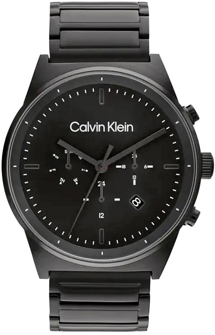 calvin klein impressive multifunction 25200295 black case with stainless steel bracelet image1