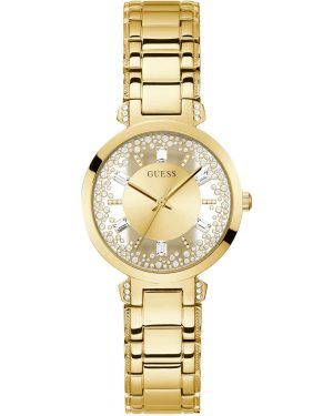 GUESS Crystals Clear – GW0470L2, Gold case with Stainless Steel Bracelet