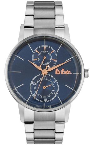 LEE COOPER Mens – LC06613.390 Silver case with Stainless Steel Bracelet