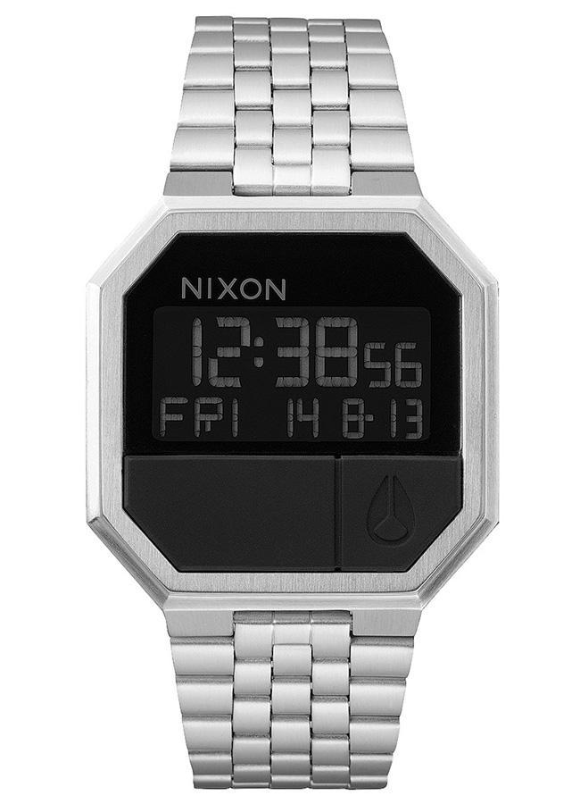 nixon re run a158 000 00 silver case with stainless steel bracelet image1