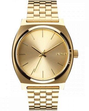 NIXON Time Teller – A045-511-00 , Gold case with Stainless Steel Bracelet