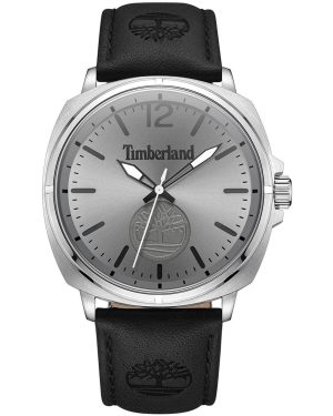 TIMBERLAND WILLISTON – TDWGA0010602, Silver case with Black Leather Strap