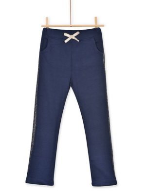 Παιδικό Παντελόνι για Κορίτσια Navy Blue Metallic – ΜΠΛΕ