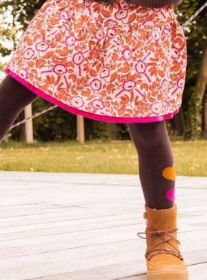 Παιδική Φούστα για Κορίτσια Διπλής Όψης Pink Dandellion – ΛΕΥΚΟ