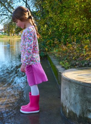 Παιδική Φούστα για Κορίτσια Κοτλέ Light Pink – ΡΟΖ