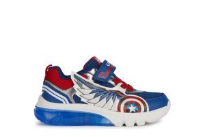 Παιδικά Παπούτσια GEOX για Αγόρια Captain America – ΜΠΛΕ