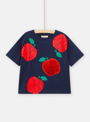 Παιδική Μπλούζα για Κορίτσια Sparkly Apples – ΜΠΛΕ