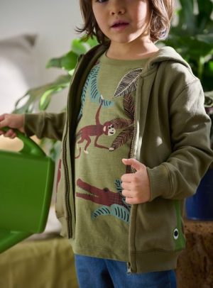 Παιδική Μπλούζα για Αγόρια Monkey Jungle – ΚΙΤΡΙΝΟ