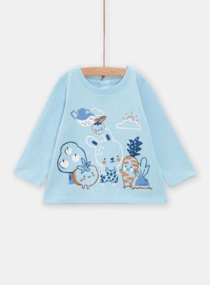 Βρεφική Μπλούζα για Αγόρια Baby Blue Bunny – ΜΠΛΕ