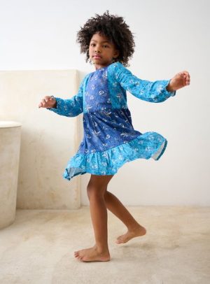 Παιδικό Φόρεμα για Κορίτσια Double Blue – ΜΠΛΕ